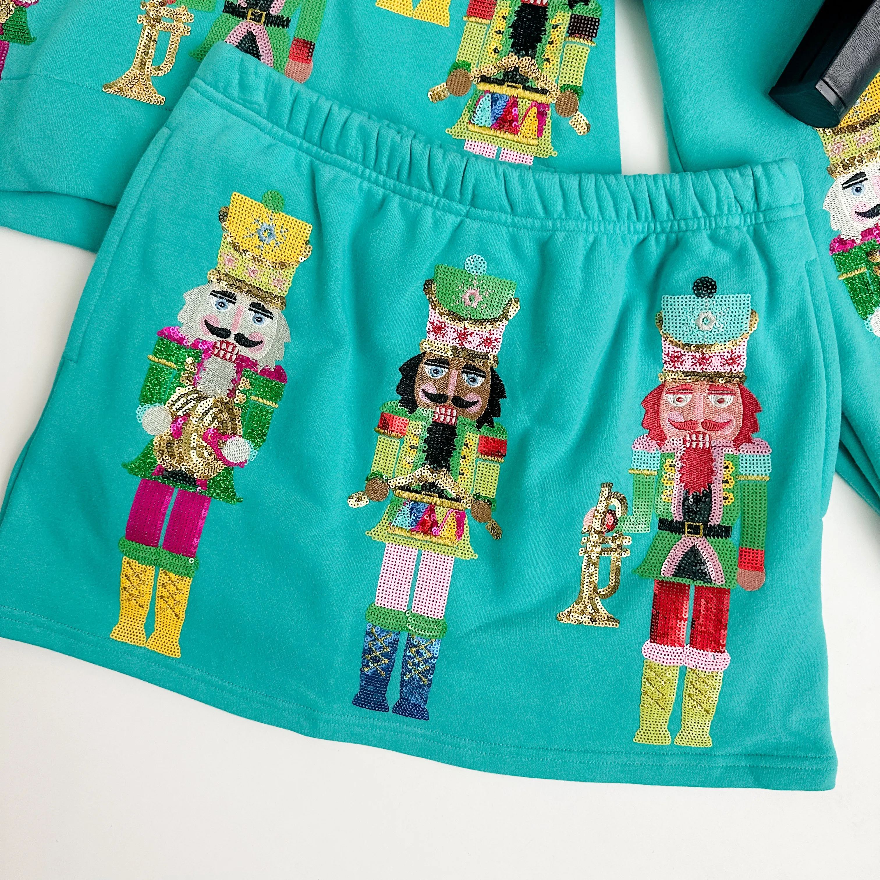 Sequin Nutcracker Band Skort sold by Mimosa