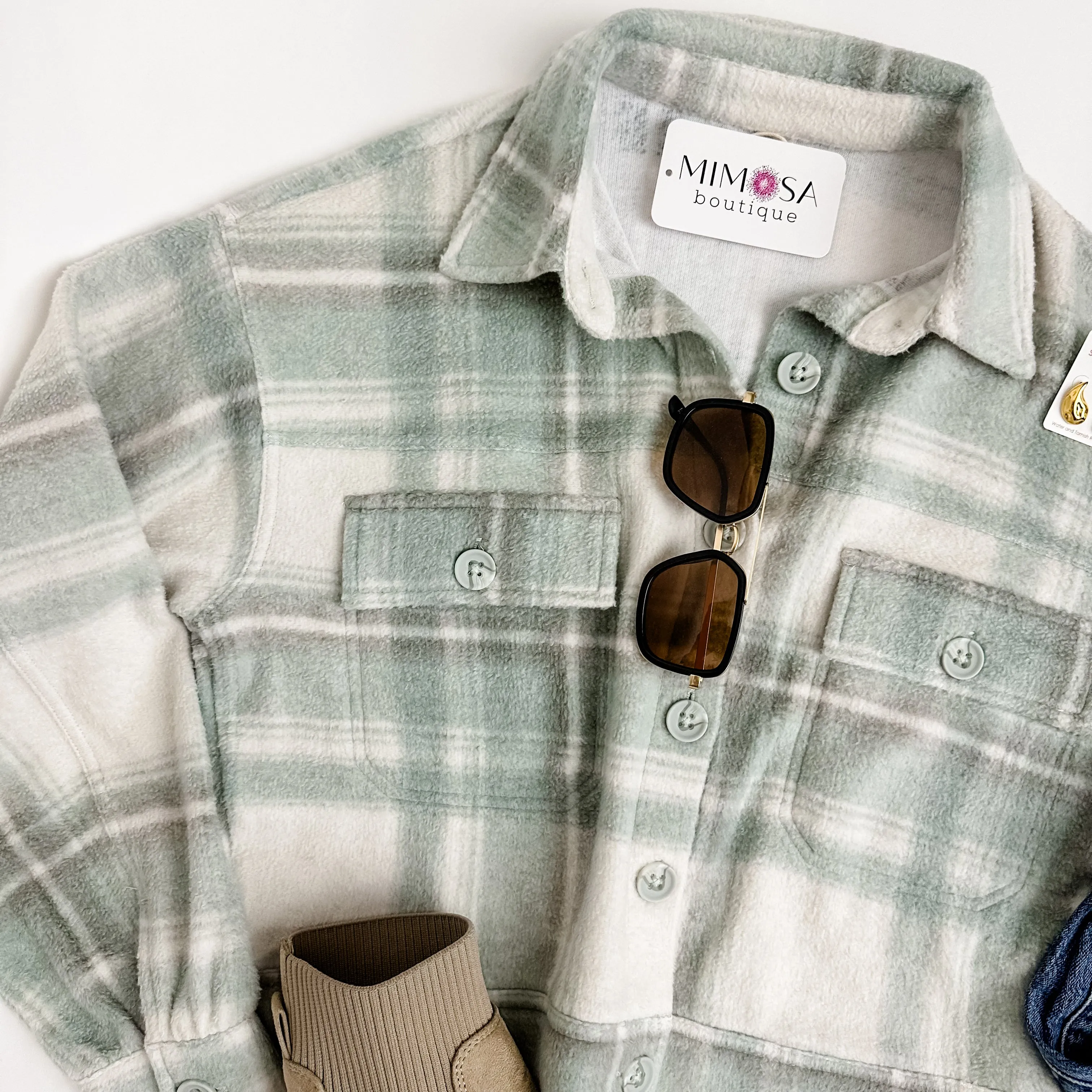 ZS Abbott Plaid Jacket sold by Mimosa product image thumbnail 2
