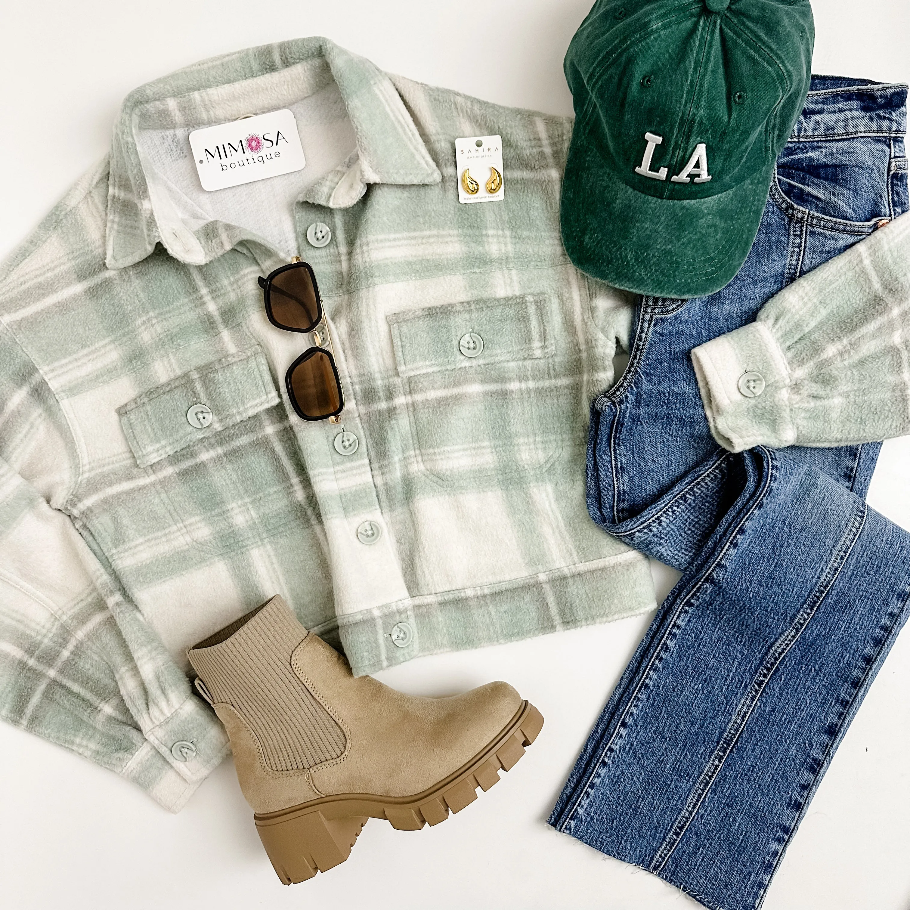 ZS Abbott Plaid Jacket sold by Mimosa