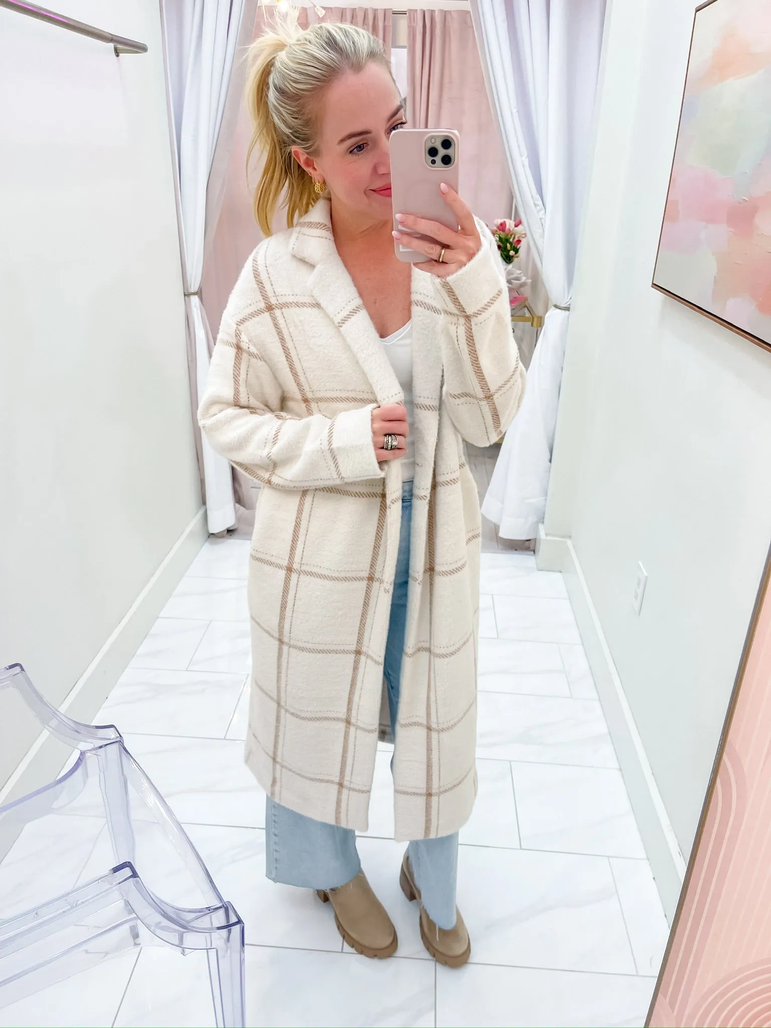 ZS Mason Windowpane Coat sold by Mimosa product image thumbnail 4