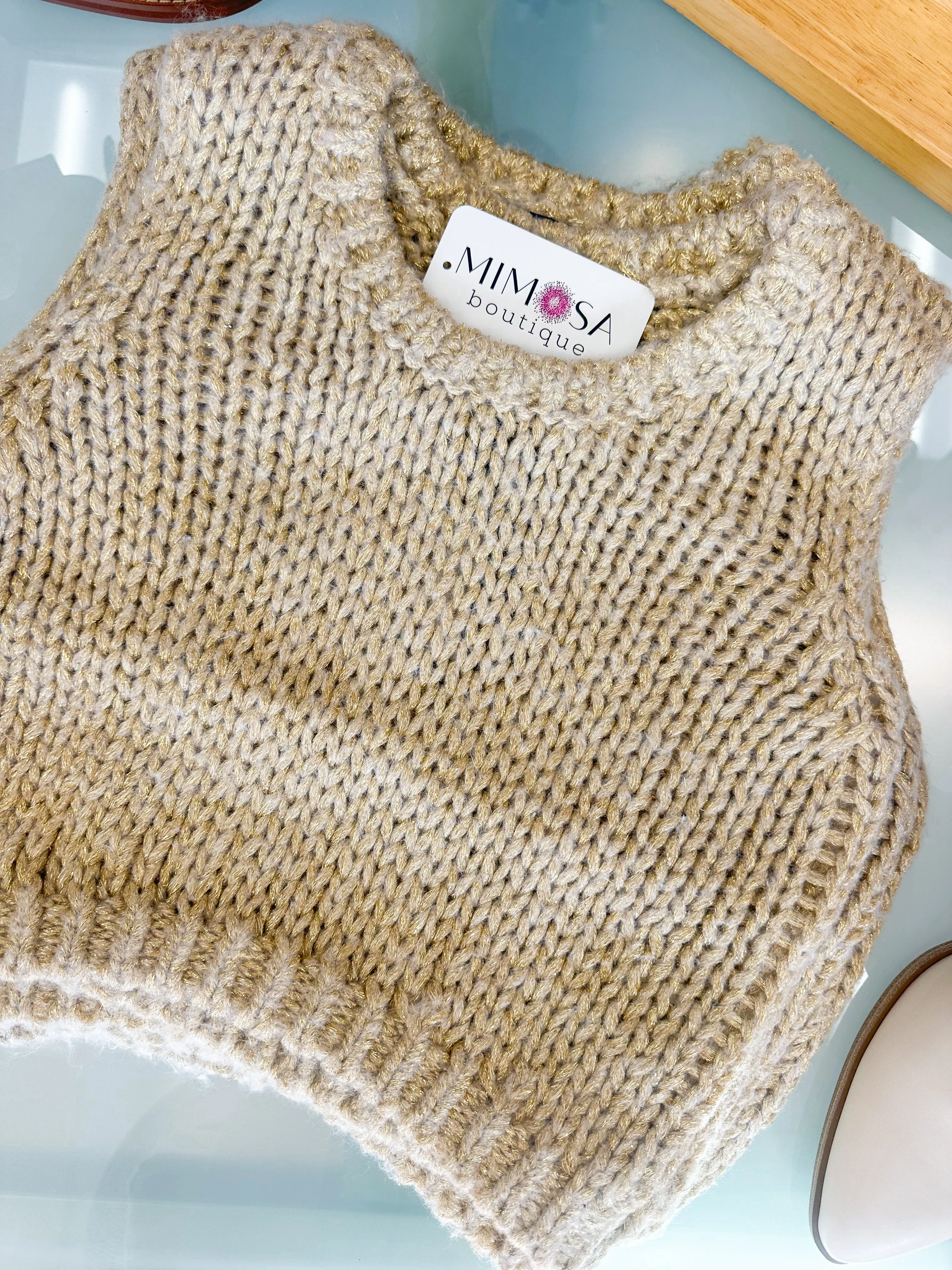 Eleny Sweater Vest sold by Mimosa