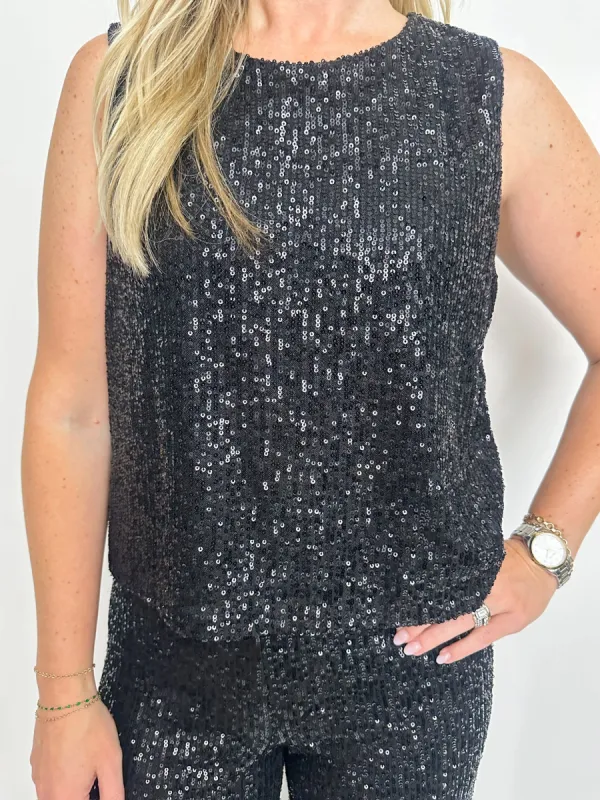 ZS Sloane Sequin Top sold by Mimosa