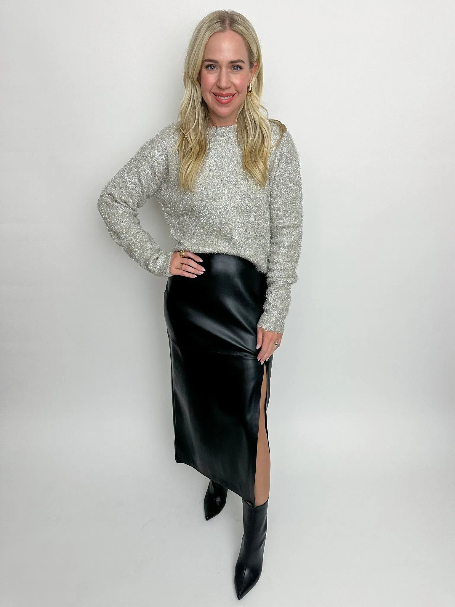 ZS Metropolitan Leather Skirt sold by Mimosa product image thumbnail 3