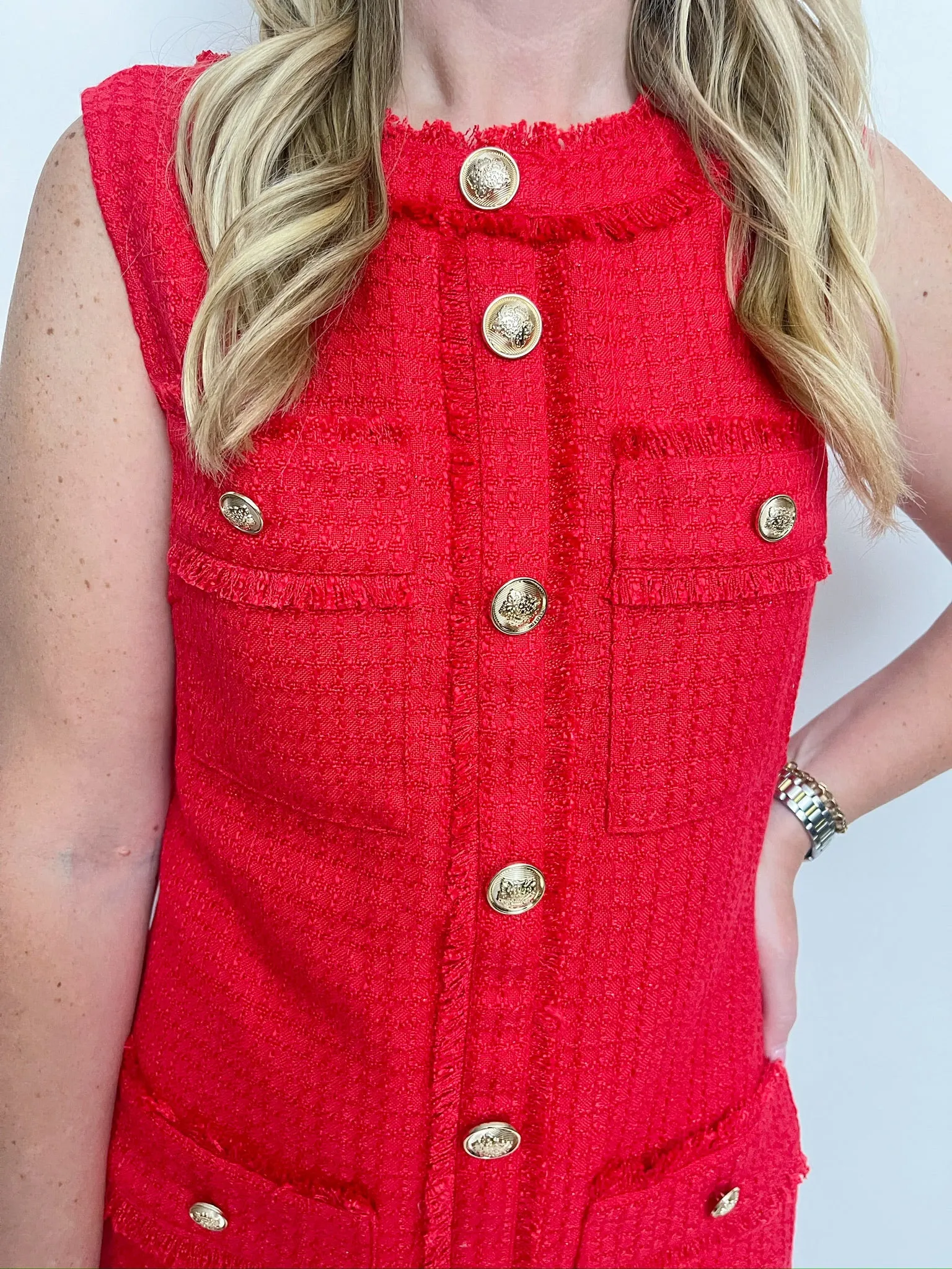 With Class Tweed Mini Dress sold by Mimosa product image thumbnail 3