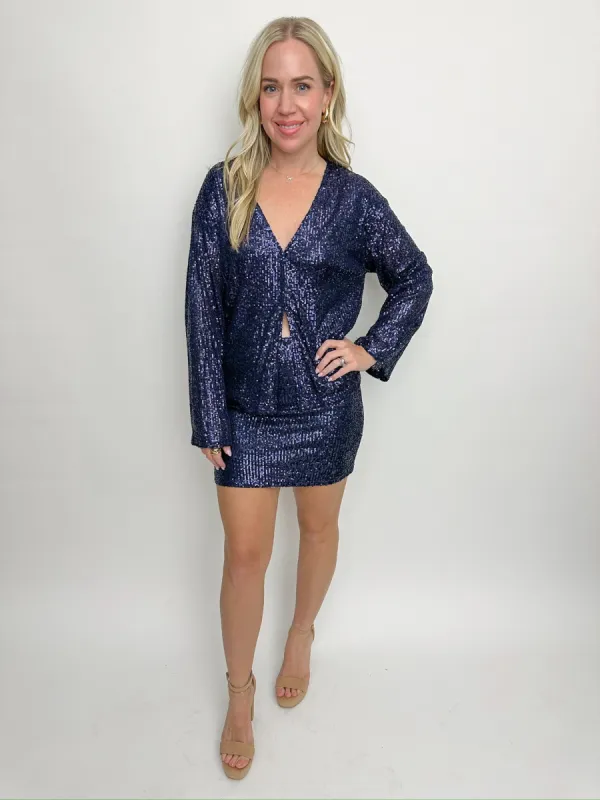 Sky High Sequin Mini Skirt sold by Mimosa