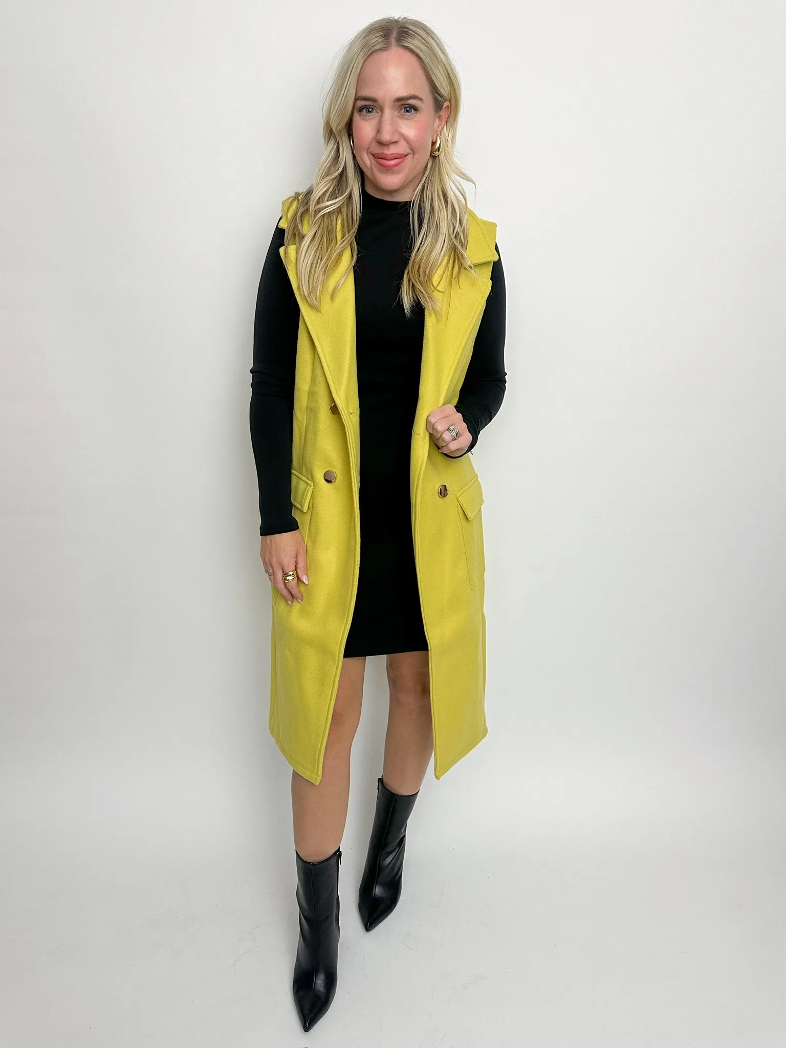 Catch My Drift Long Vest sold by Mimosa product image thumbnail 2