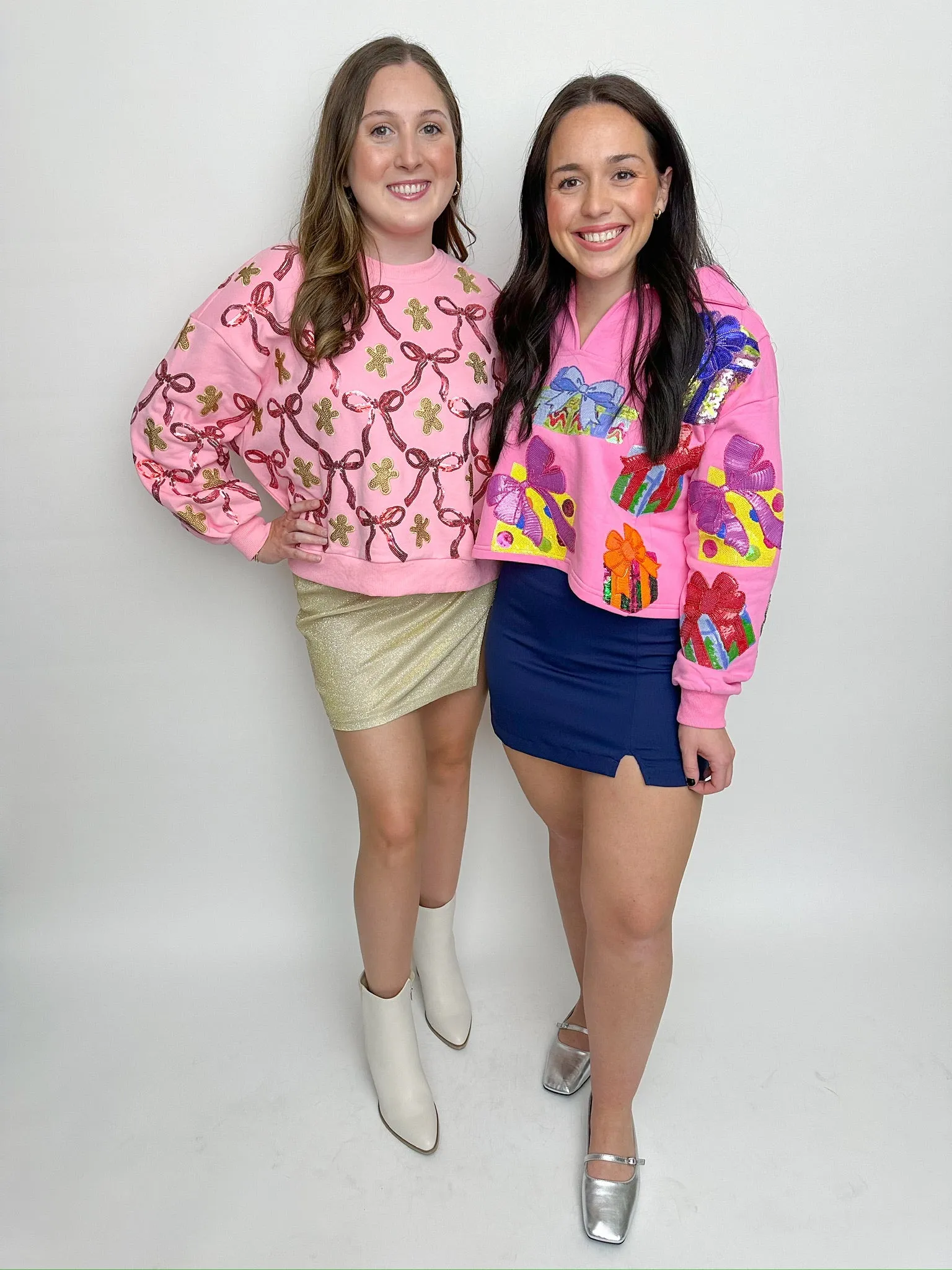 Sequin Presents Collar Sweatshirt sold by Mimosa product image thumbnail 3