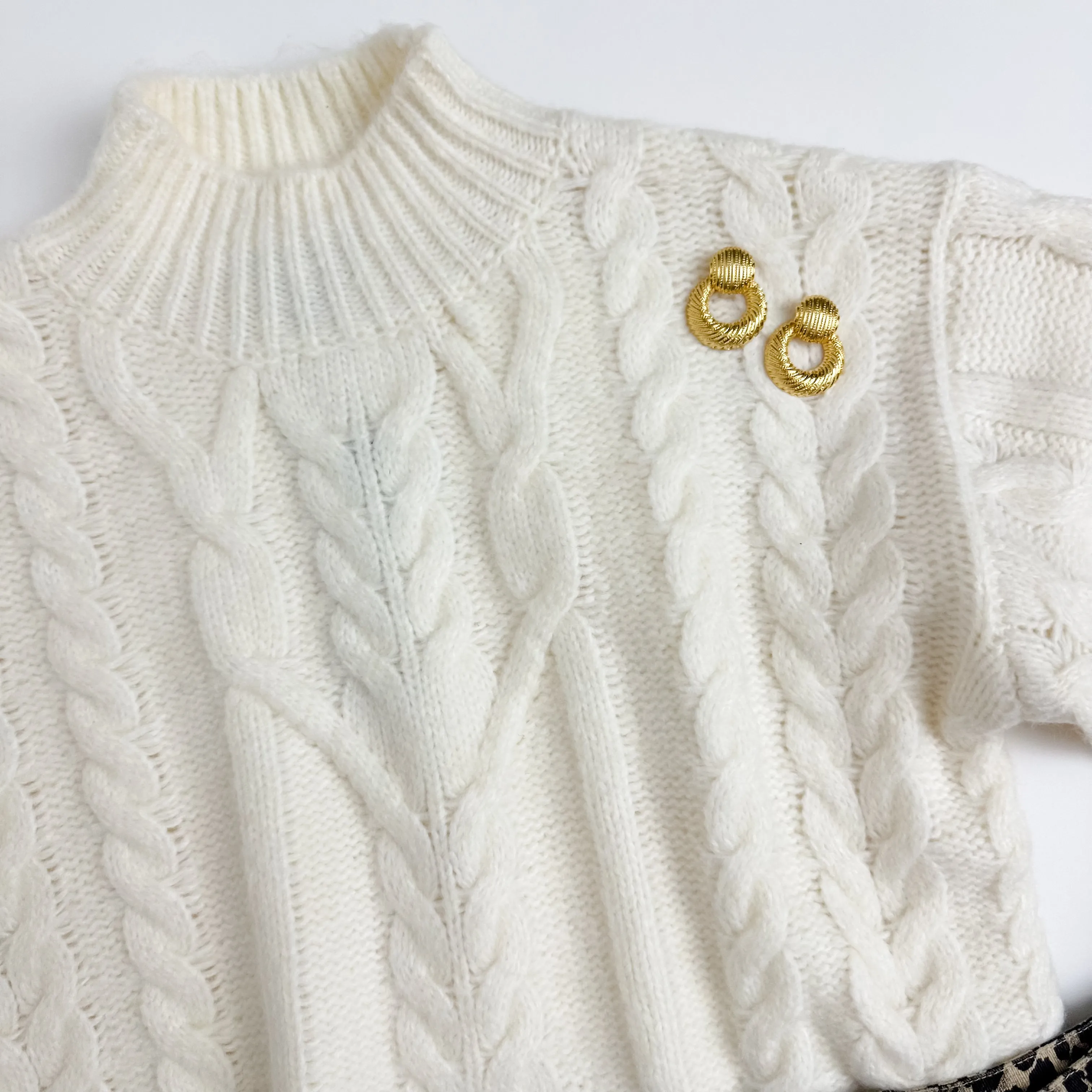 Marcie Cable Knit Sweater sold by Mimosa product image thumbnail 2