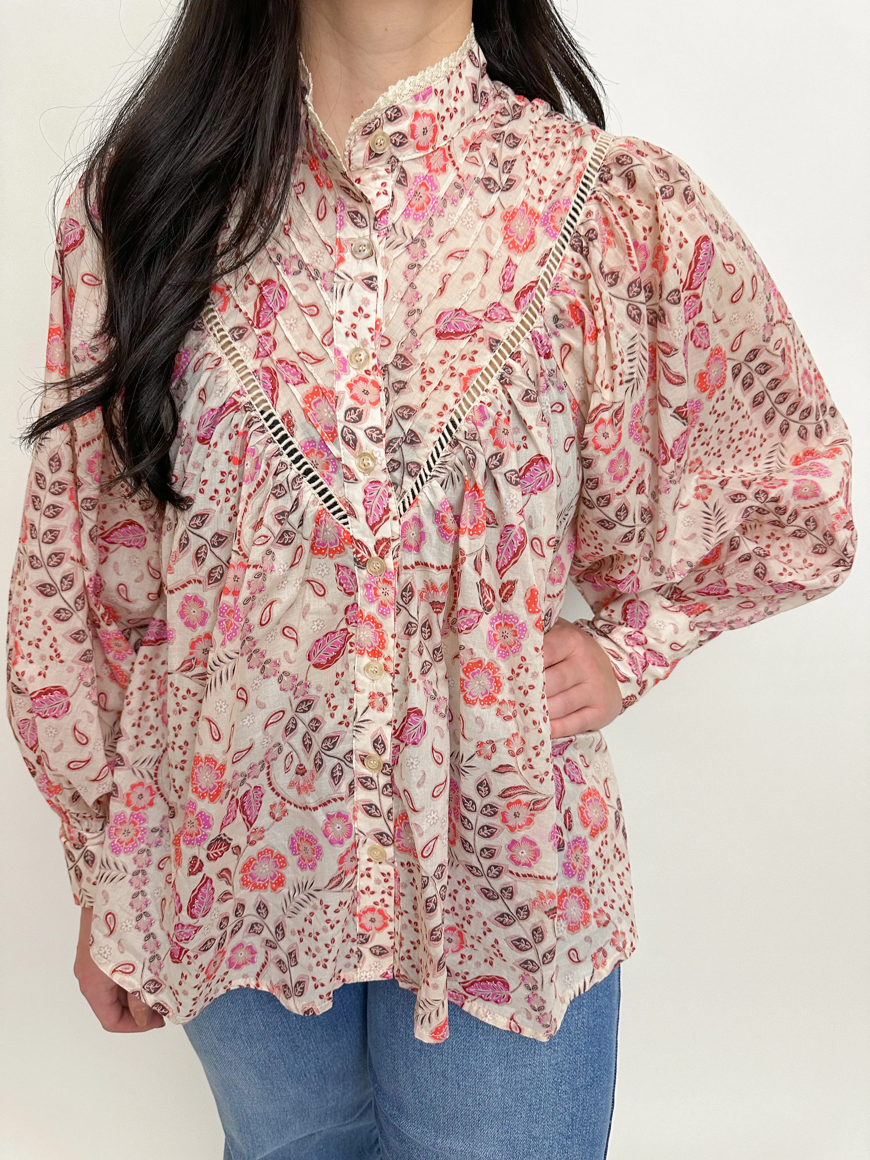 Sally Floral Garden Blouse sold by Mimosa product image thumbnail 2
