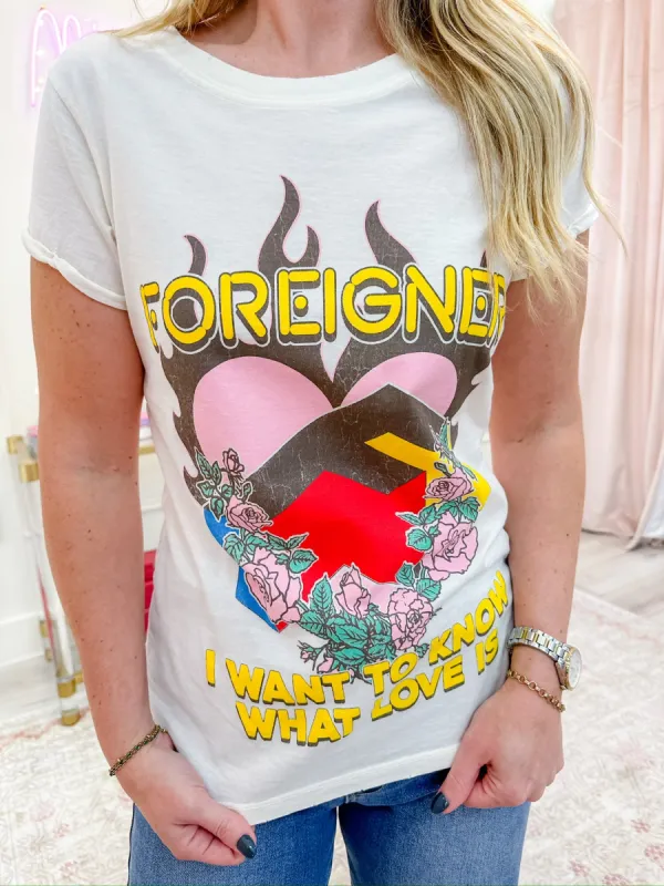 Foreigner I Want to Know Graphic Tee sold by Mimosa