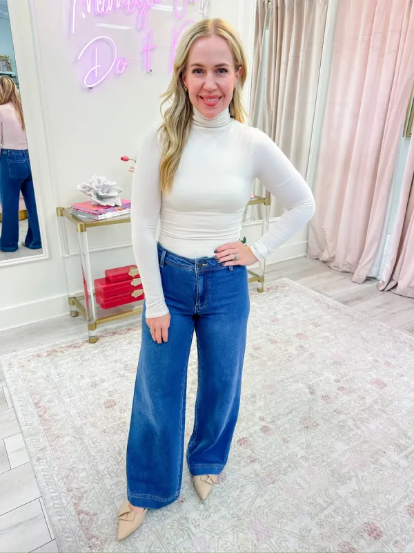 Dottie Dua Turtleneck Knit Top sold by Mimosa