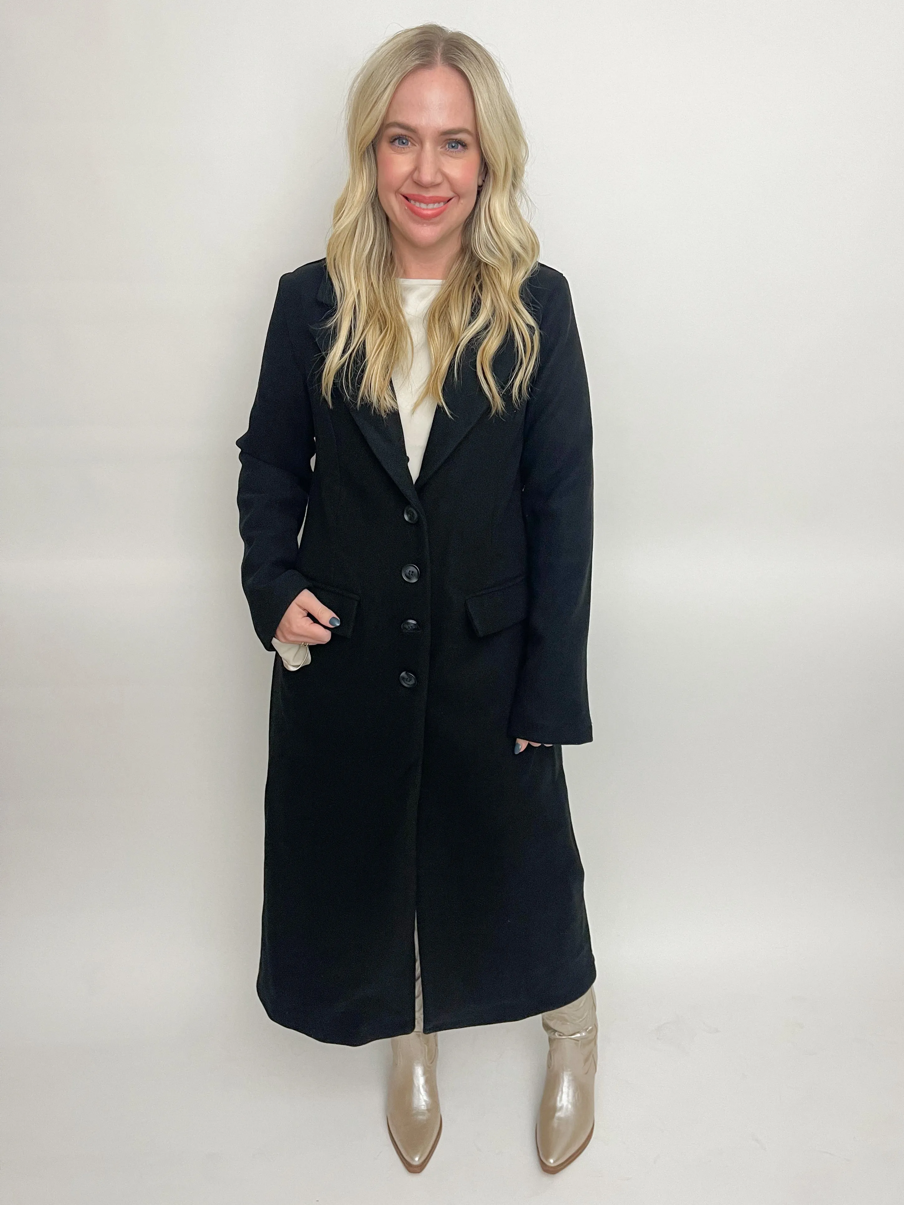 Mae Fur Collar Long Coat sold by Mimosa product image thumbnail 2