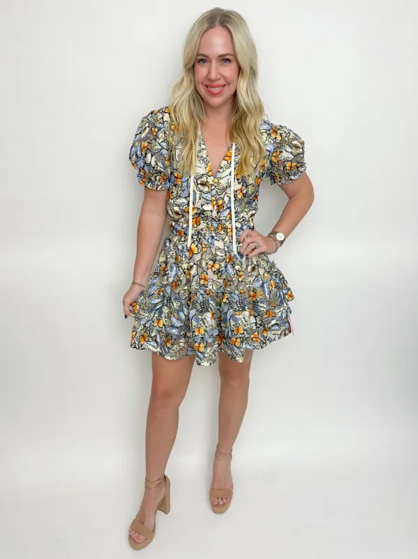 CLEMENTINE DRESS - AZUL WILDFLOWER | Parallel