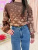 Primrose Pearl Cable Sweater sold by Mimosa