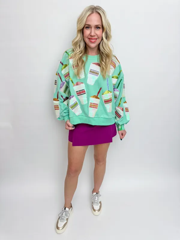 Sequin Daiquiri Sweatshirt sold by Mimosa