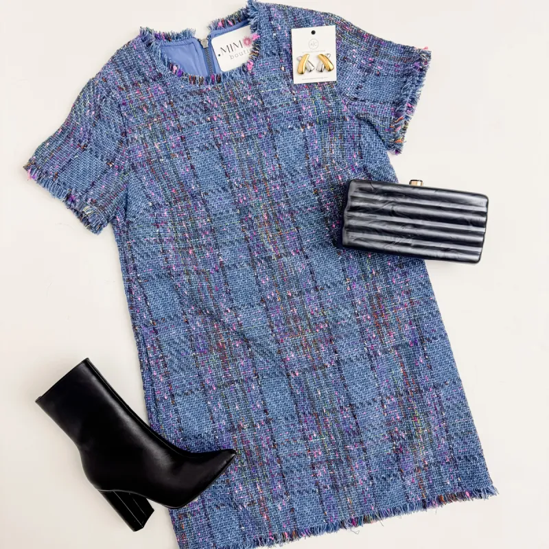 Ria Tweed Mini Dress sold by Mimosa