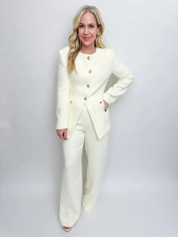 Ivanka Tweed Wide Pants sold by Mimosa