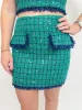 Marla Tweed Mini Skirt sold by Mimosa