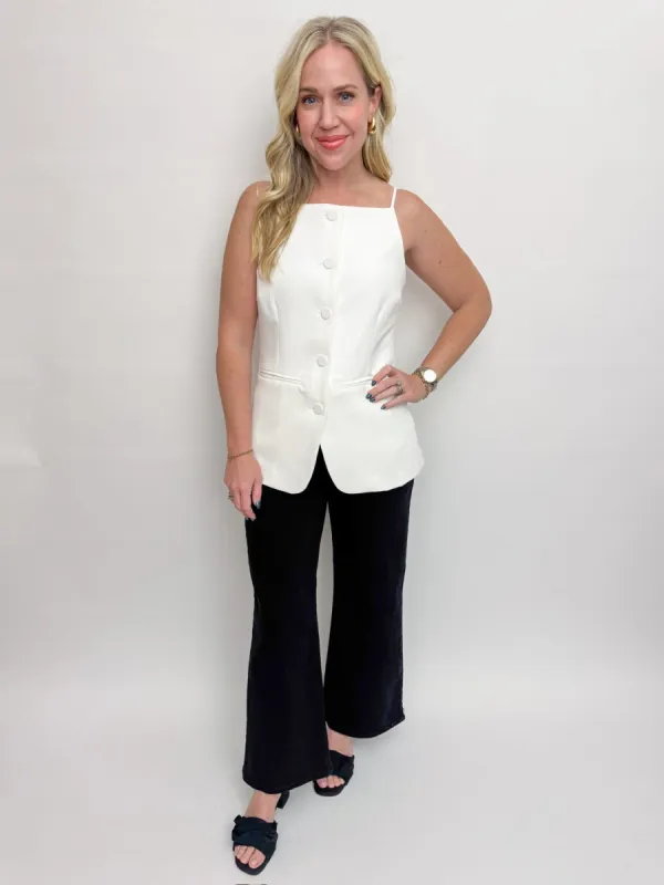 Camber Button Front Tank sold by Mimosa