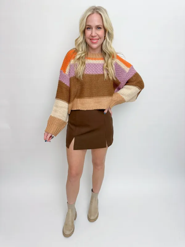 Tawny Round Neck Crop Sweater sold by Mimosa