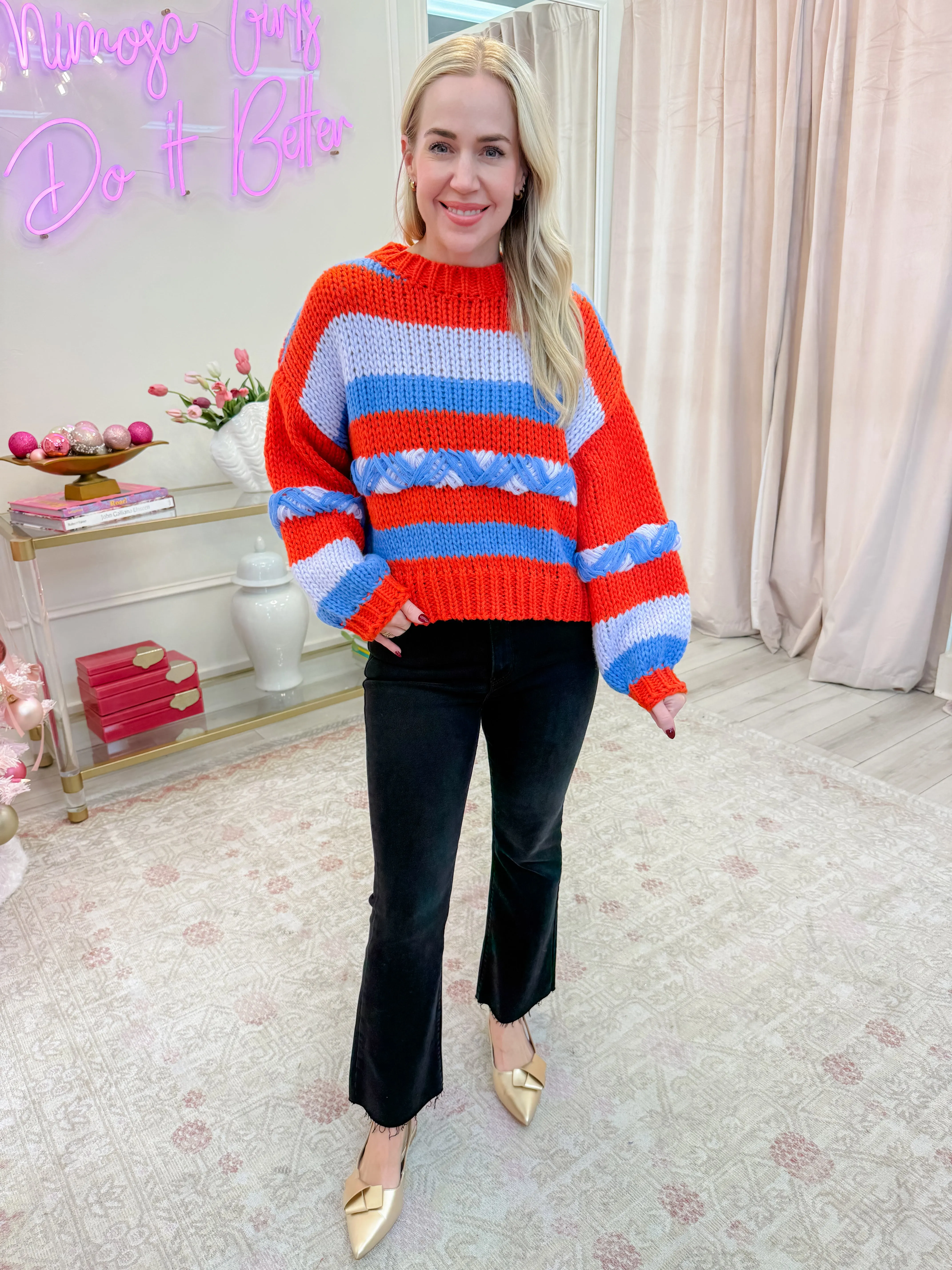 Pippi Mixed Stripe Sweater sold by Mimosa product image thumbnail 2