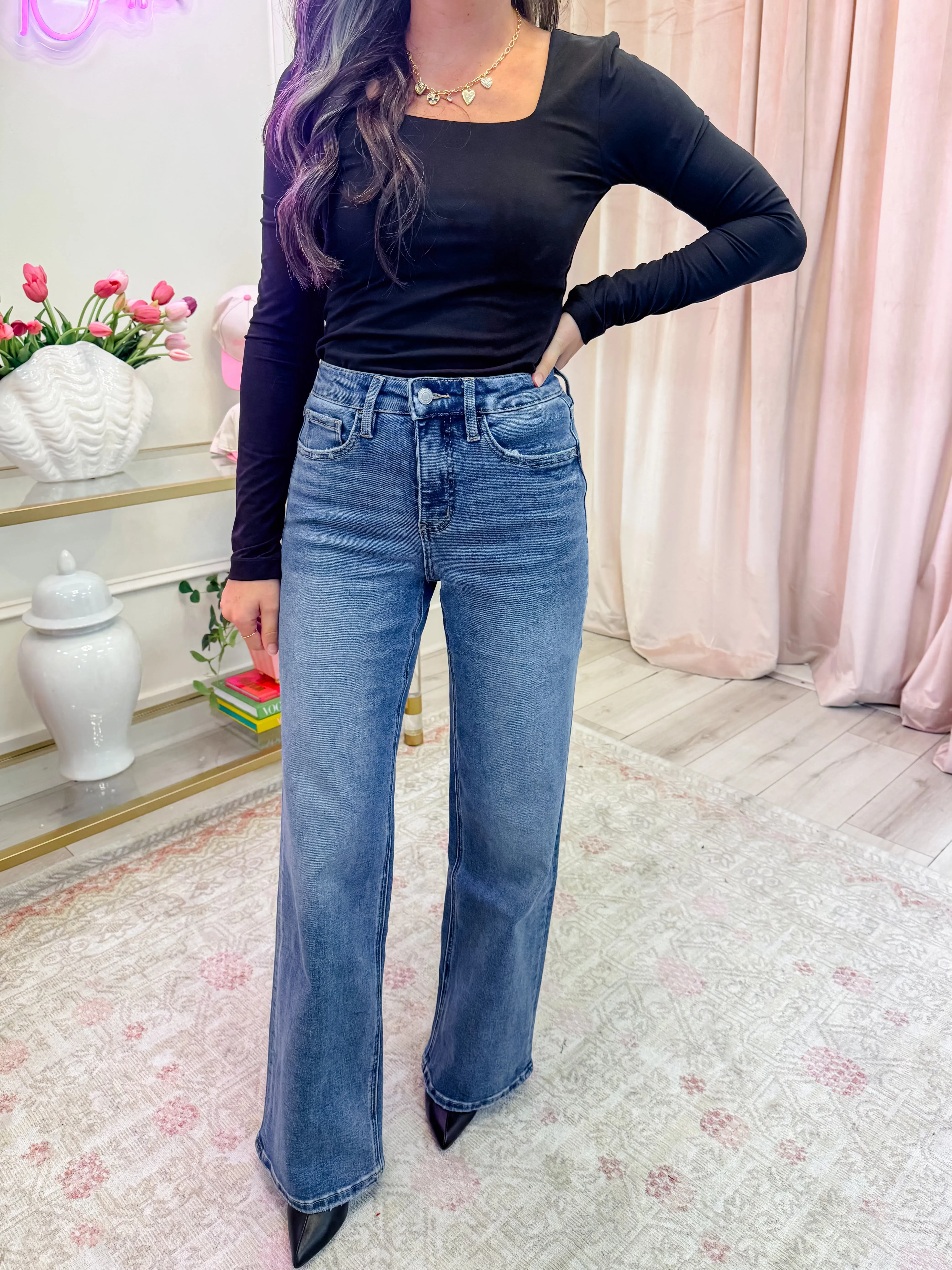 Super High Rise Baggy Wide Jean sold by Mimosa product image thumbnail 2