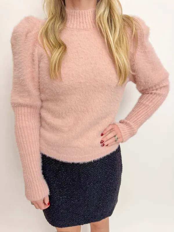 Rosie Mock Neck Sweater sold by Mimosa