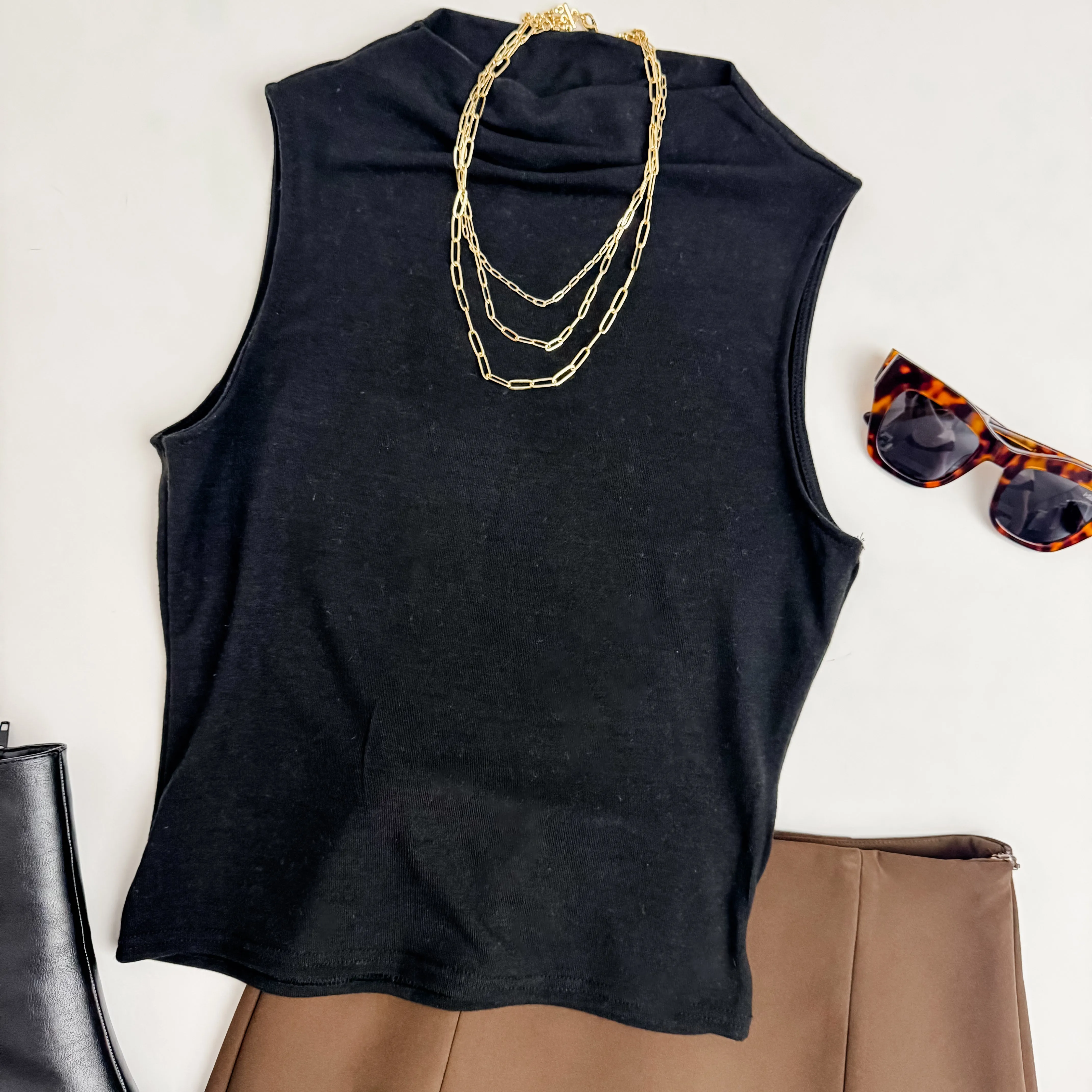 Healthy Place Sleeveless Mock Neck sold by Mimosa product image thumbnail 2