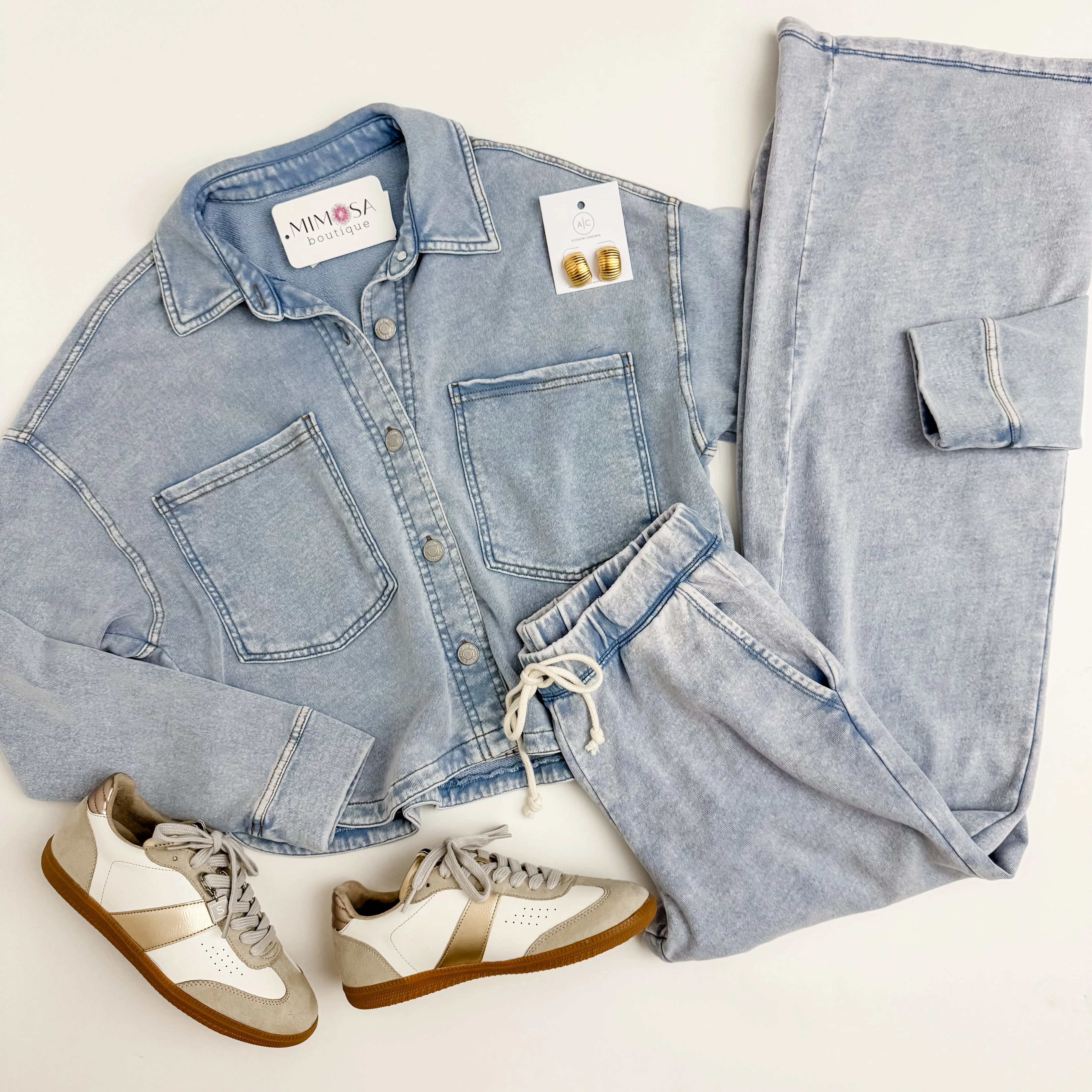 ZS Hunter Knit Denim Pant sold by Mimosa product image thumbnail 2