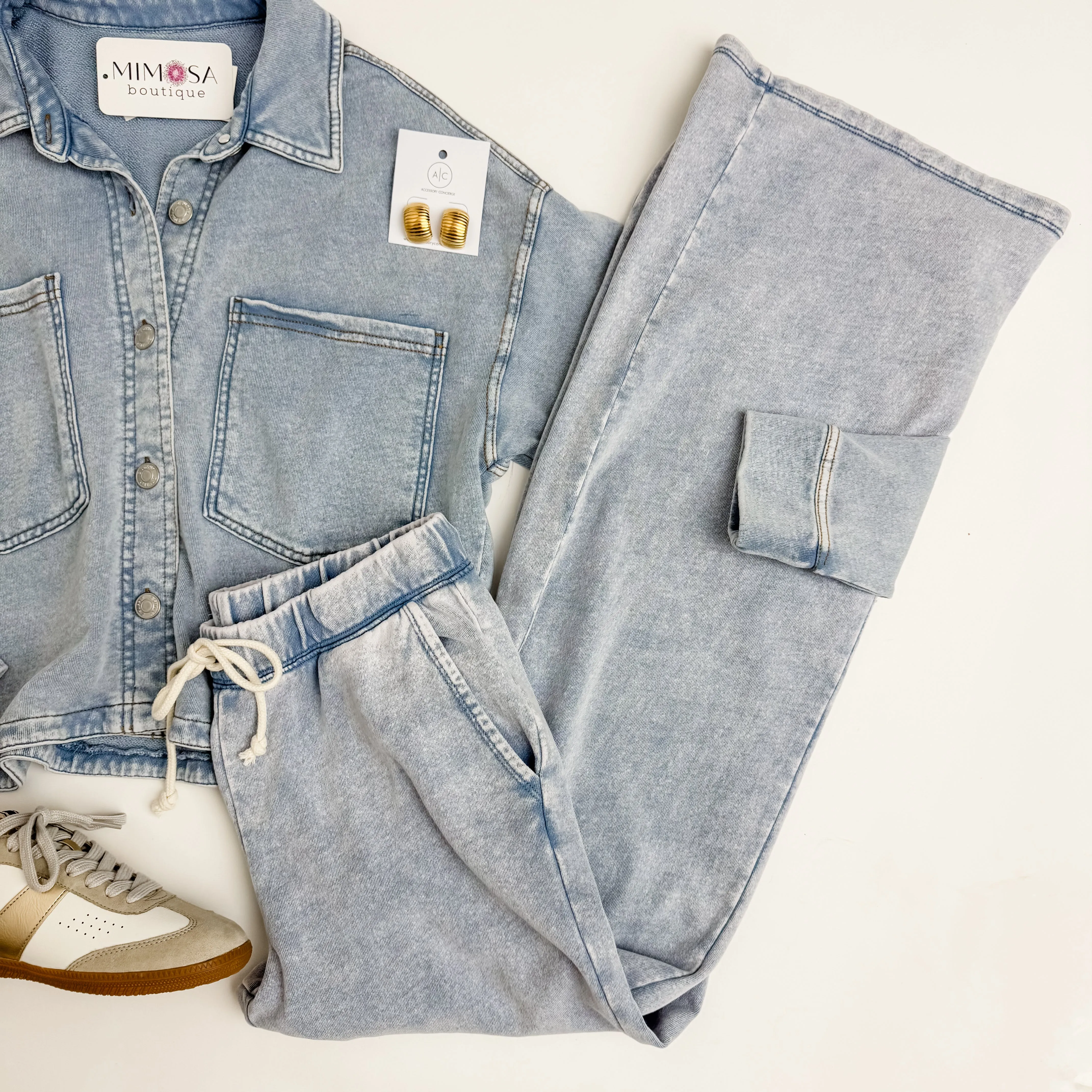 ZS Hunter Knit Denim Pant sold by Mimosa