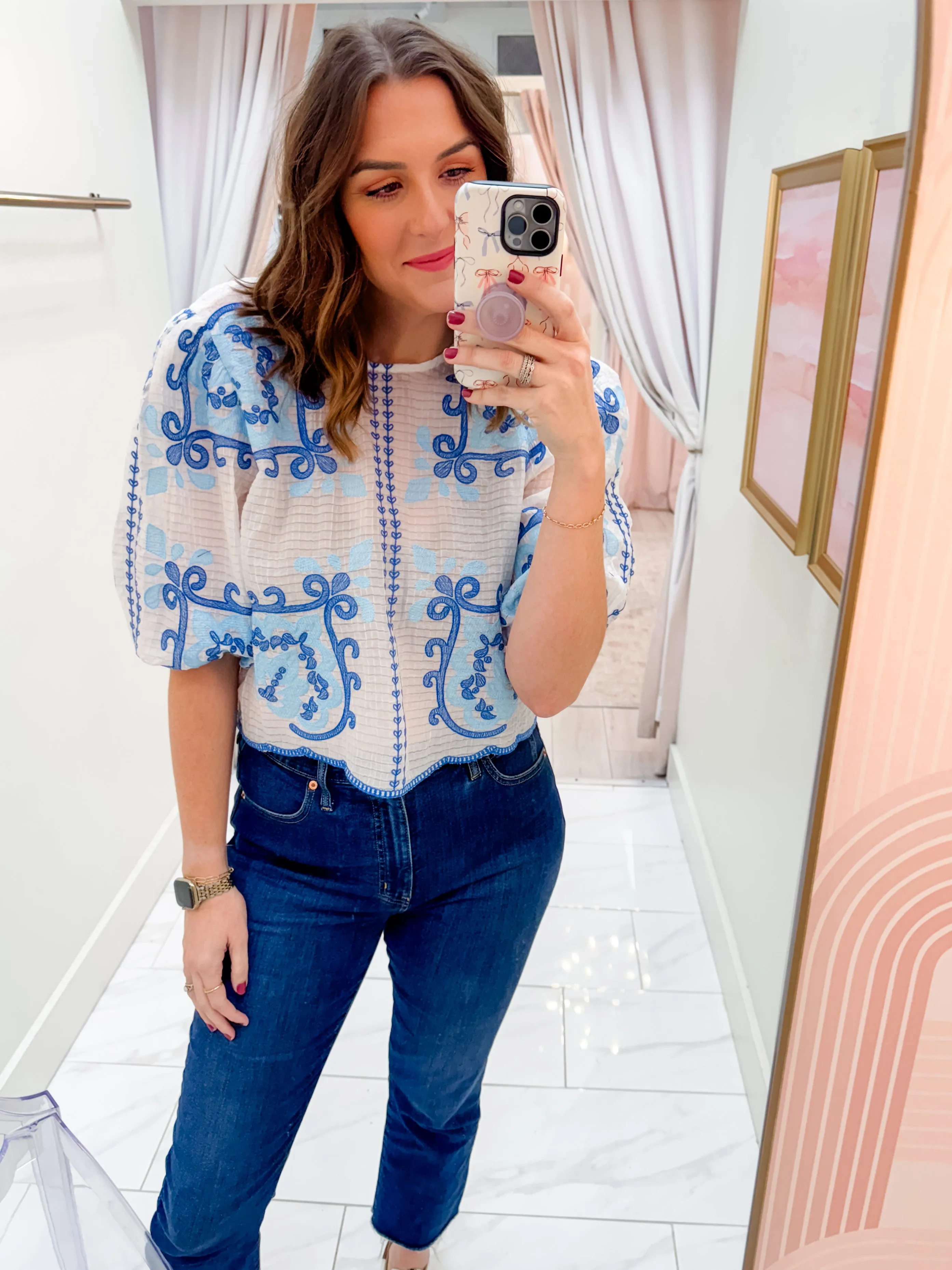 Emmie Embroidered Blouse sold by Mimosa product image thumbnail 3