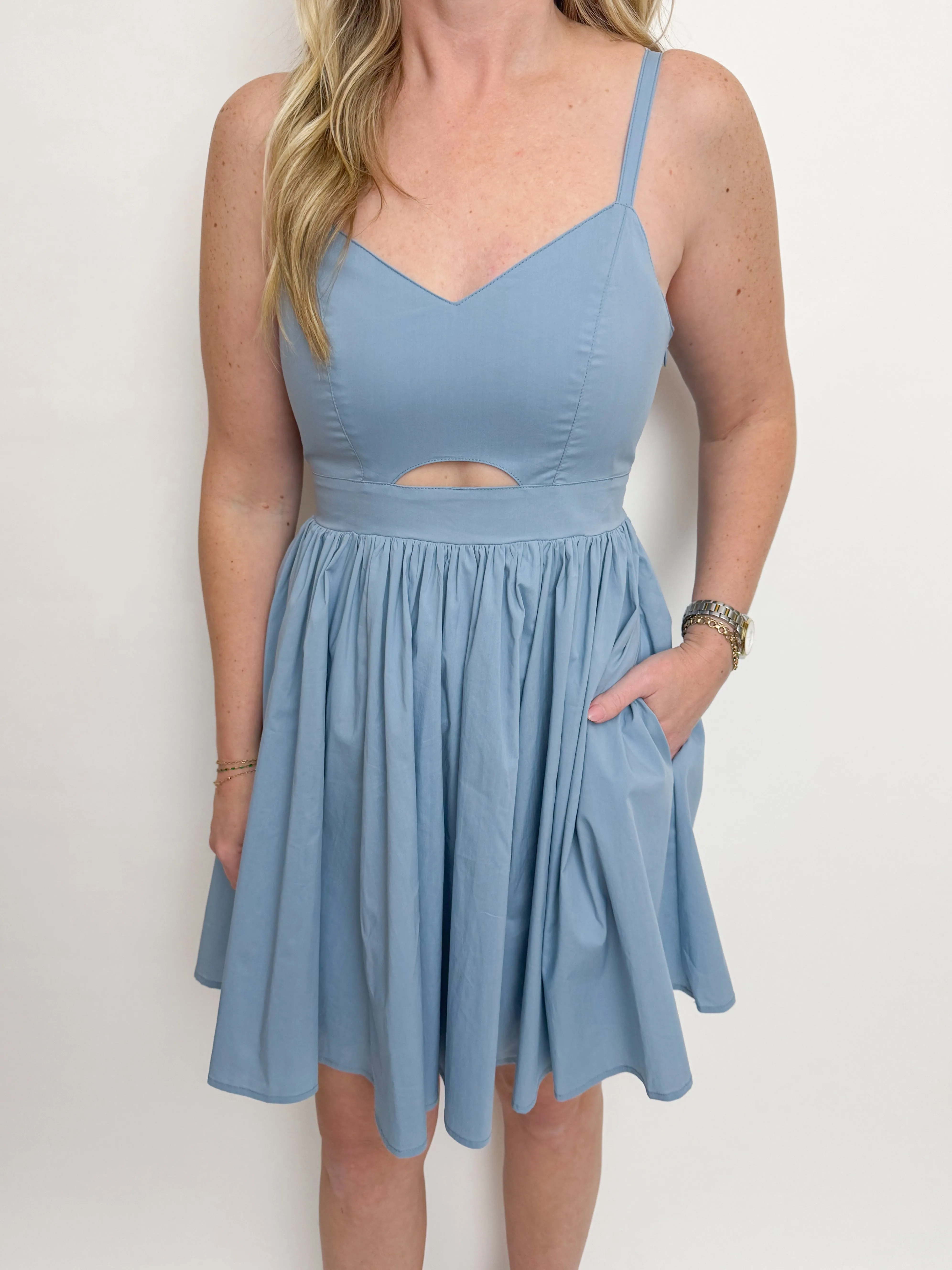 Shades On Front Cut Out Mini Dress sold by Mimosa product image thumbnail 2