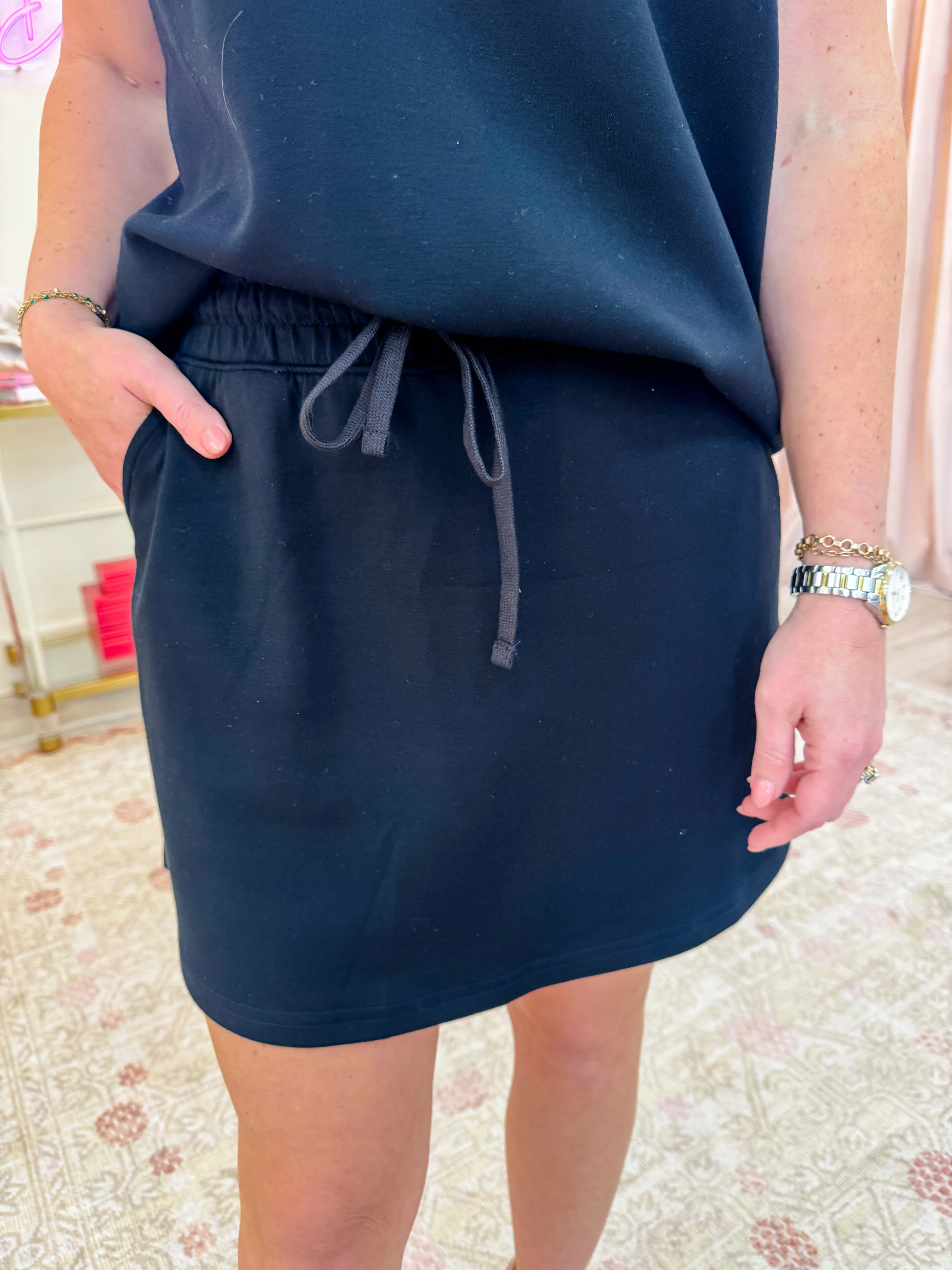 Scuba Luxe Active Skort sold by Mimosa