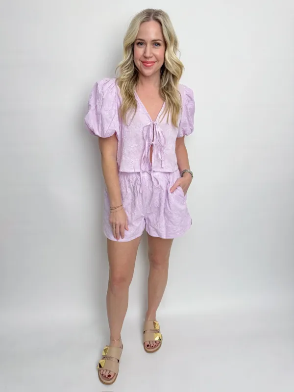 Fammie Floral Matching Short Set sold by Mimosa