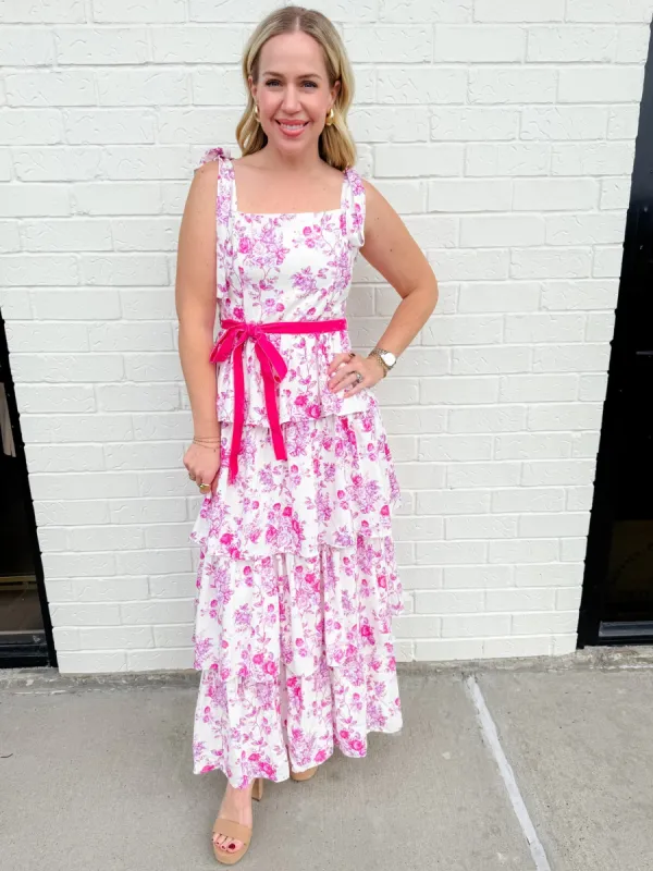 Love Story Tiered Maxi Dress made by TCEC
