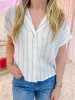 ZS Parallel Button Down Top sold by Mimosa