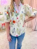 Wildflower Dream Puff Sleeve Blouse sold by Mimosa