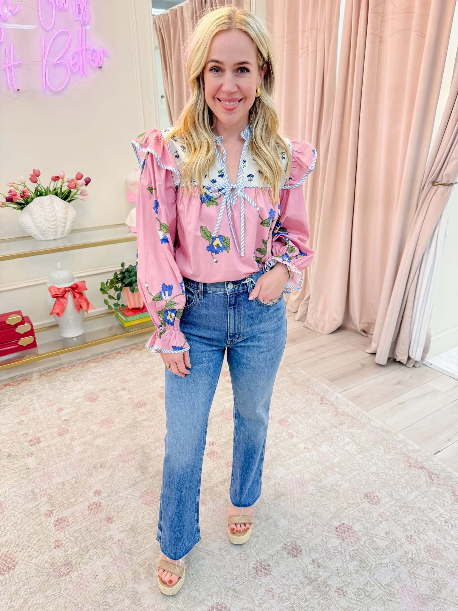 Morning Glory Blouse sold by Mimosa