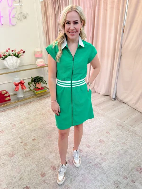 Sporty Micro Rib Mini Dress sold by Mimosa