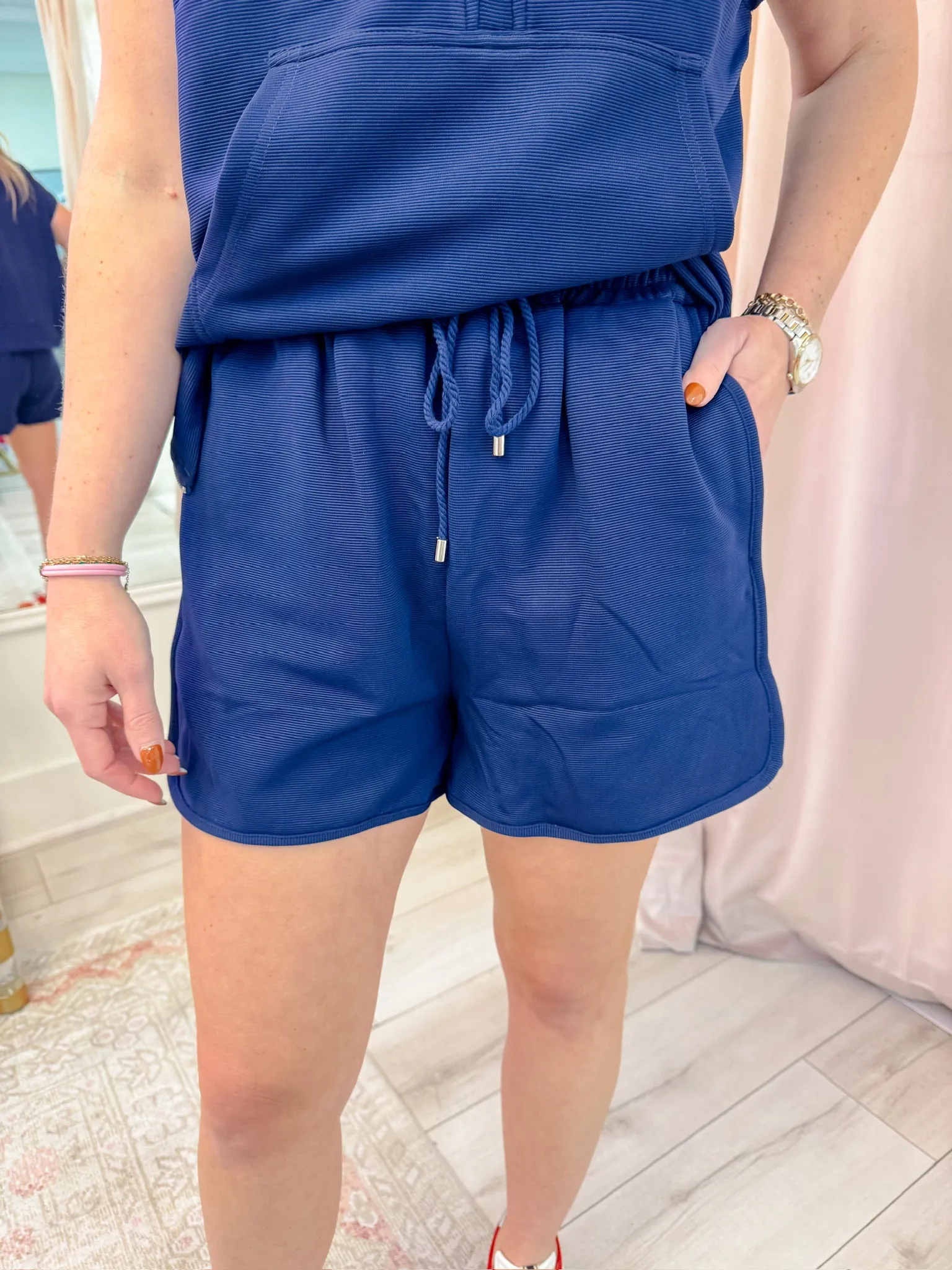 Sporty Micro Rib Short sold by Mimosa