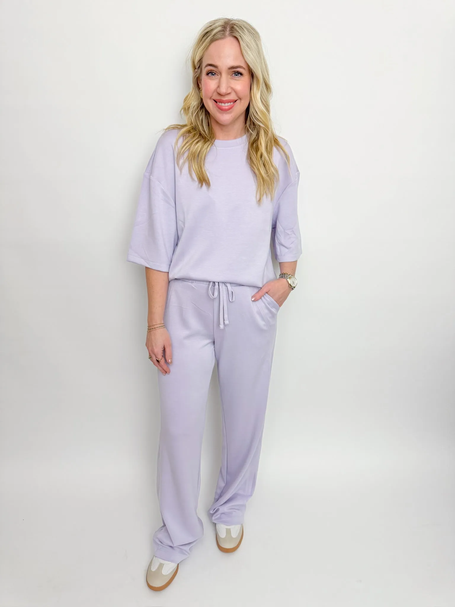 Scuba Wide Leg Lounge Pant sold by Mimosa