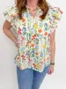 Mary Jane Floral Blouse sold by Mimosa