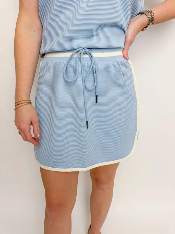 Reagan Ribbed Skirt made by entro