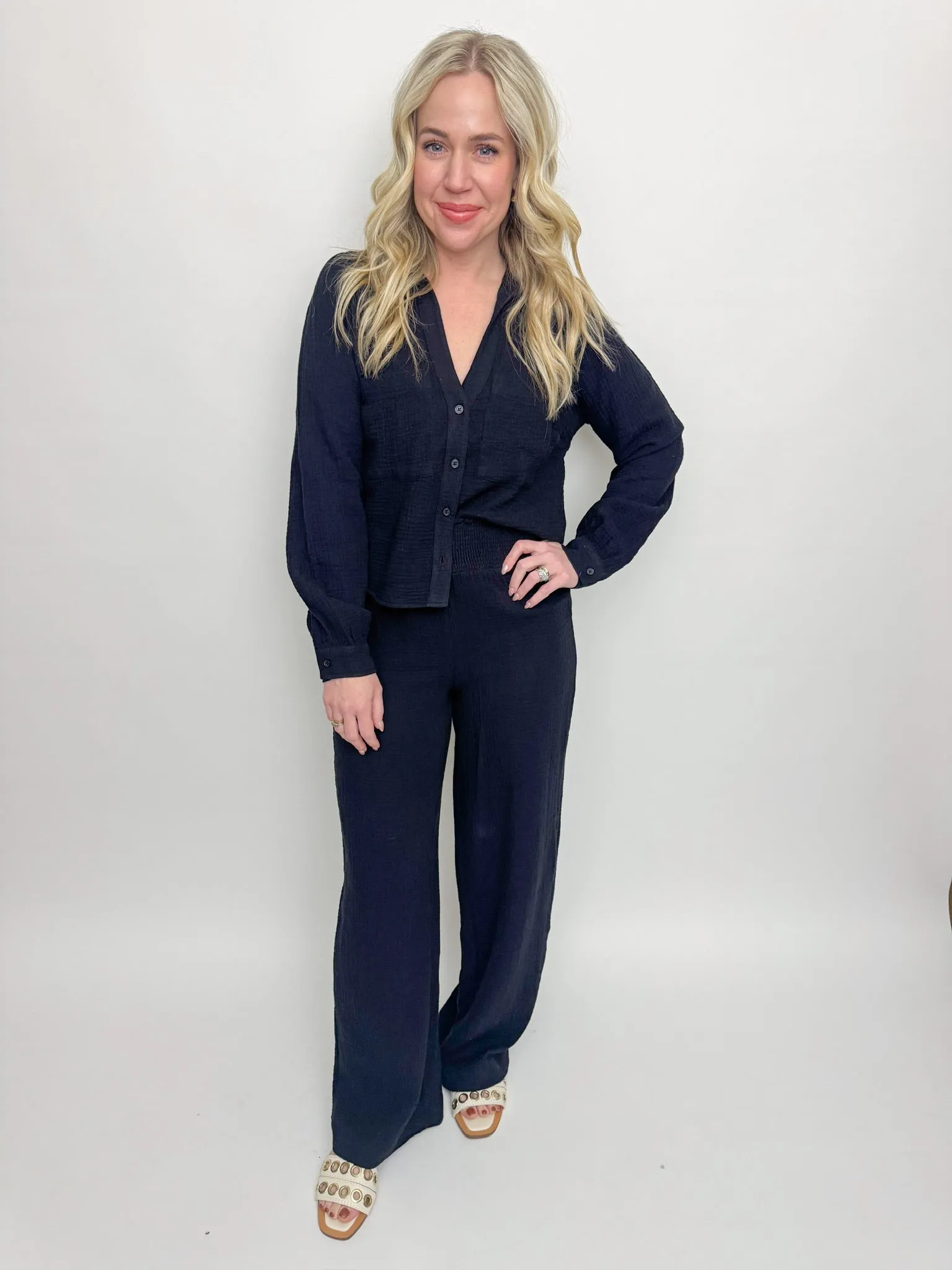 ZS Cassidy Gauze Full Length Pant sold by Mimosa product image thumbnail 2