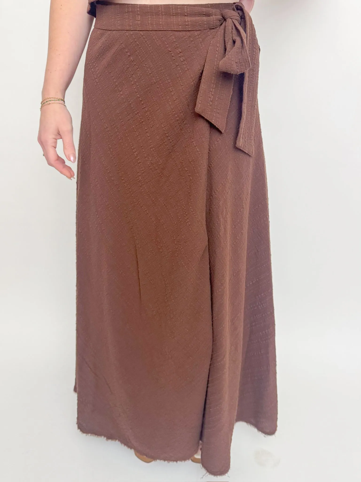ZS Salerno Wrap Midi Skirt sold by Mimosa