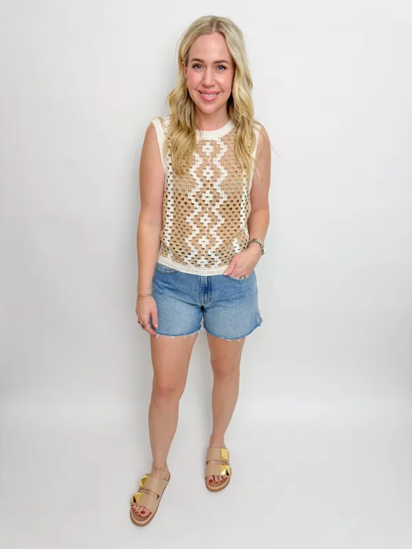 ZS Oasis Crochet Top sold by Mimosa