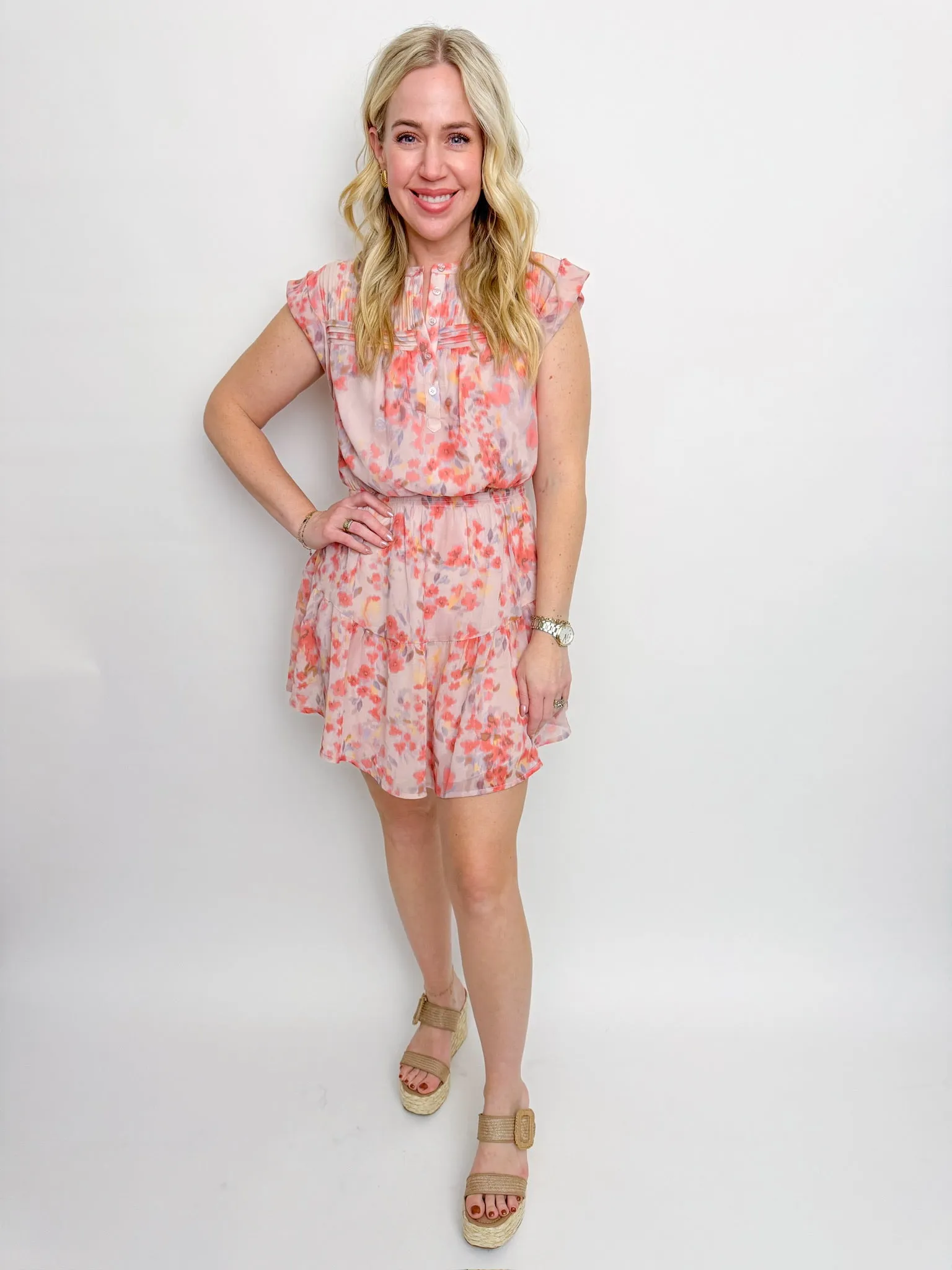 Faith Floral Mini Dress sold by Mimosa