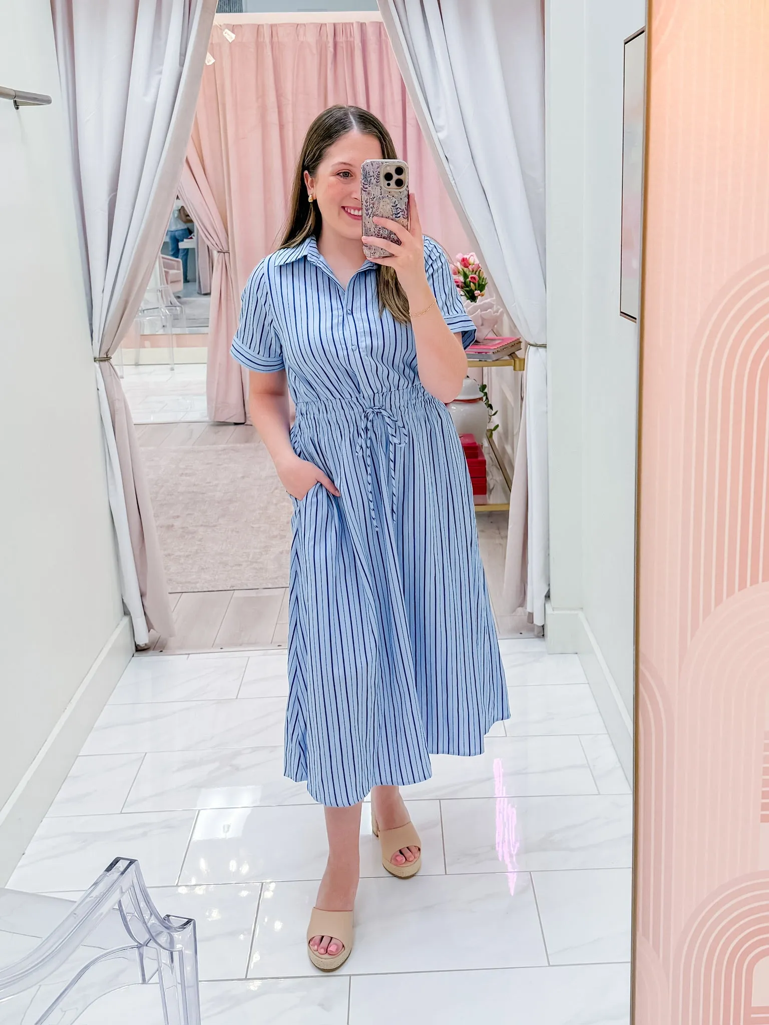 Midnight Tide Midi Dress sold by Mimosa product image thumbnail 2