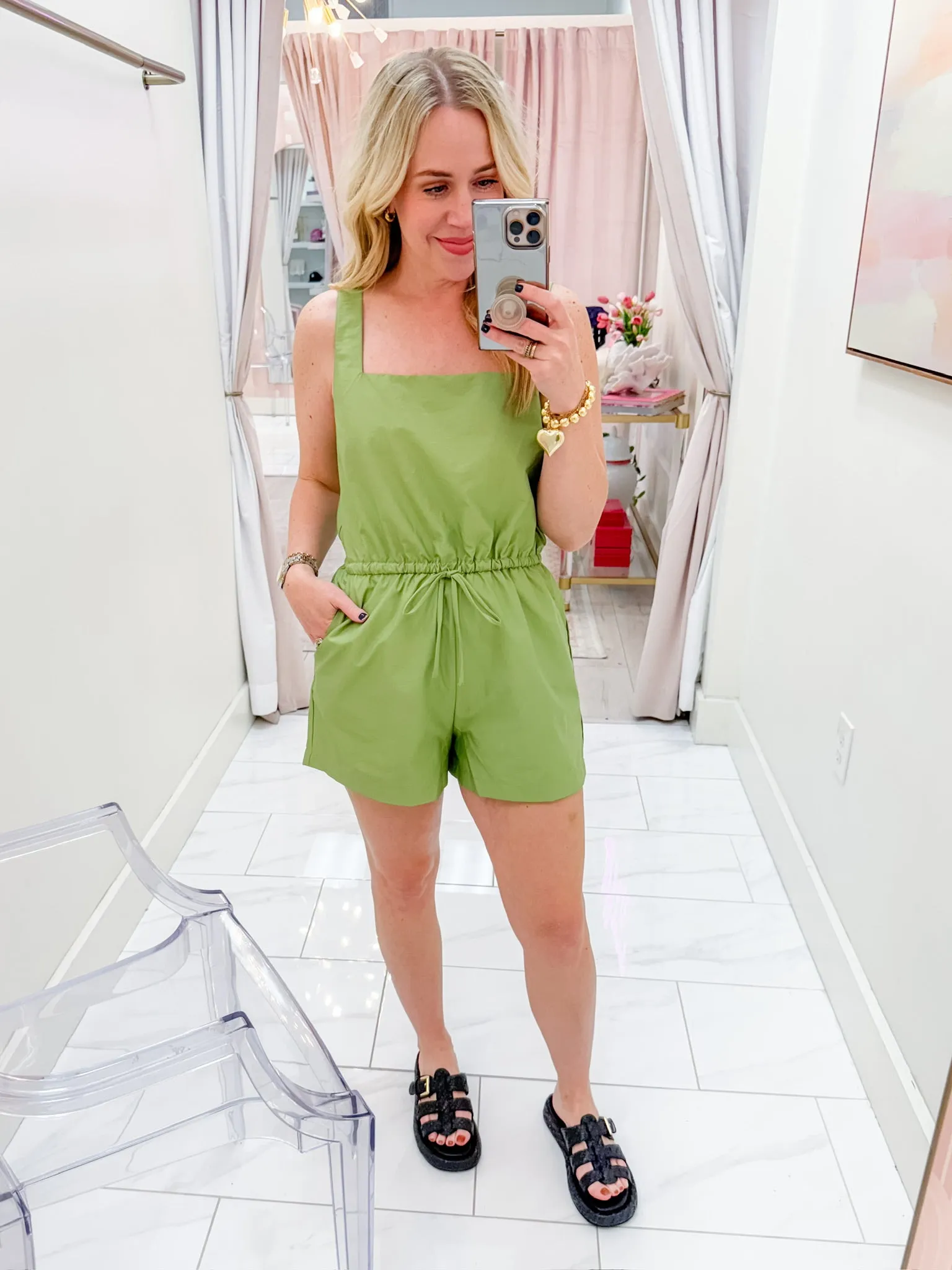 Airy Square Neck Romper sold by Mimosa product image thumbnail 3