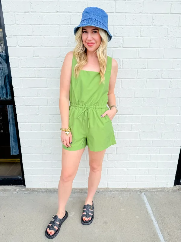 Airy Square Neck Romper made by Sadie & Sage